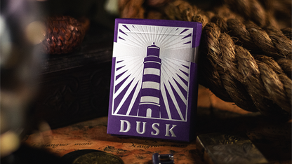 Lighthouse Dusk Playing Cards by EmilySleights