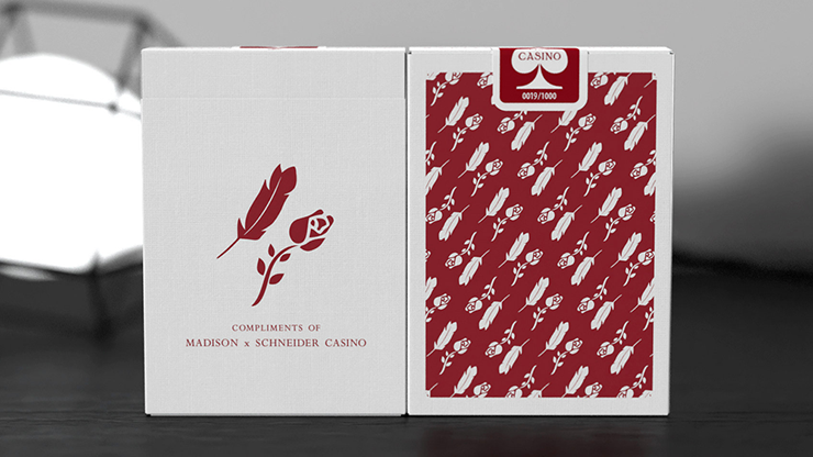 Red MxS Casino Playing Cards by Madison x Schneider