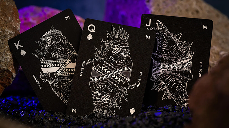 Godzilla x Kong: The New Empire Playing Cards - Godzilla (Black) Standard Edition