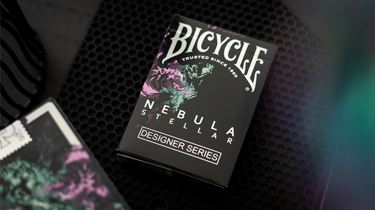 Gilded Nebula Stellar Purple Playing Cards(purple star)