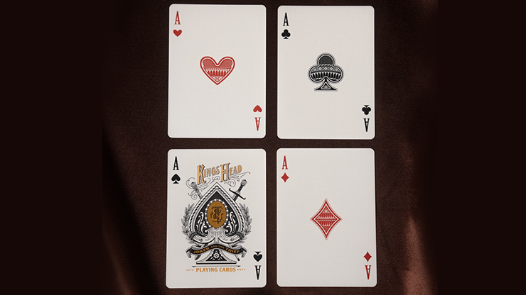 Kings Head (Purple and Rose) Playing Cards  by Joker and the Thief