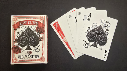 Rose Elites - Old Masters (Red) Marked Deck Playing Cards