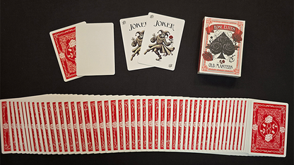 Rose Elites - Old Masters (Red) Marked Deck Playing Cards