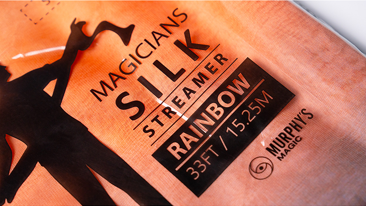 PRO SILK COLOSSAL RAINBOW STREAMER 33 foot X 18 inch by Murphy's Magic