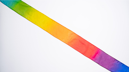 PRO SILK LARGE RAINBOW STREAMER 16 foot X 2.5 inch by Murphy's Magic