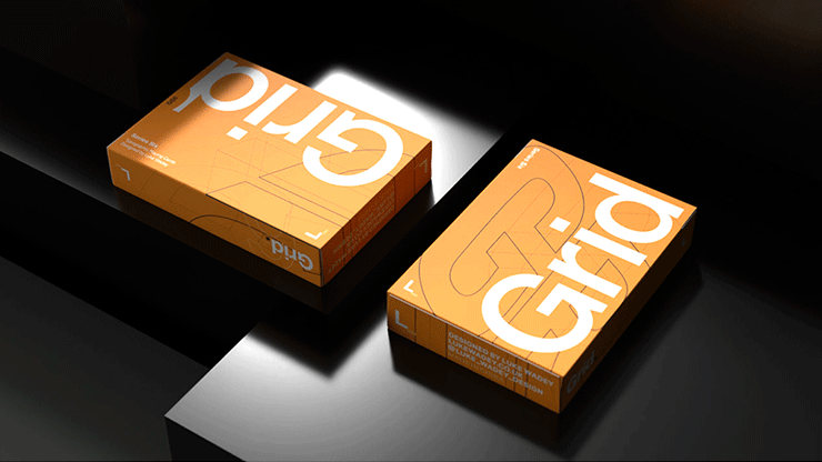 Grid Series Six- Typographic Playing Cards