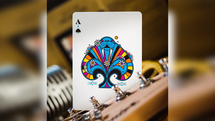 The Beatles Special Edition (Black) Playing Cards by theory11