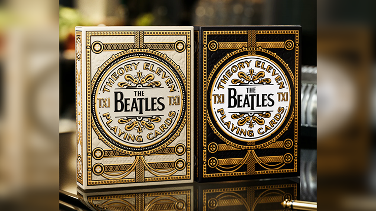 The Beatles Special Edition (Black) Playing Cards by theory11