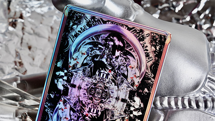 Robo-Geisha playing cards