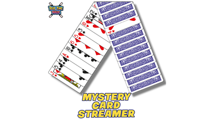Mystery Card Streamer (Blue 4 of Hearts) by PlayTime Magic DEFMA