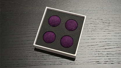 Shining Crochet Balls (Dark Purple) by JT Magic
