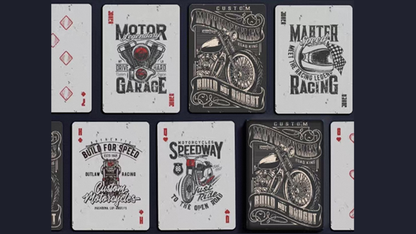 Custom Motorcycles Playing Cards