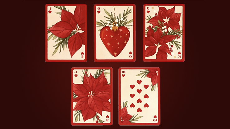 Christmas Botanicals Playing Cards by Puckator UK