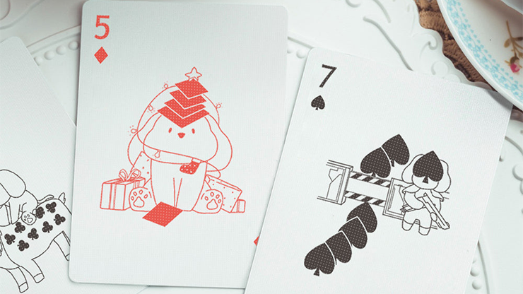 Kitten Diary - Colorful Edition Playing Cards by ACPC