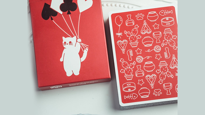 Kitten Diary - Red Limited Edition Playing Cards by ACPC