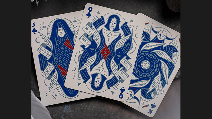 Celestial Noesis Playing Cards by Giovanni Meroni(Blue)