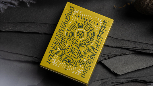 Celestial Valor Playing Cards by Giovanni Meroni(greenish yellow)
