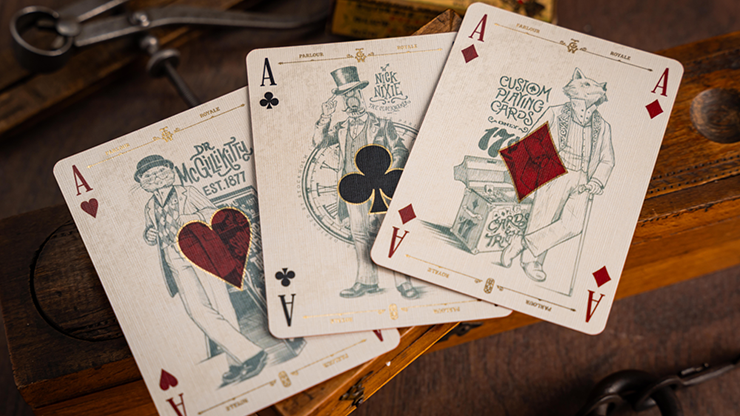 The Parlour Royale Ivory Edition (Red Edge Printing) Playing Cards