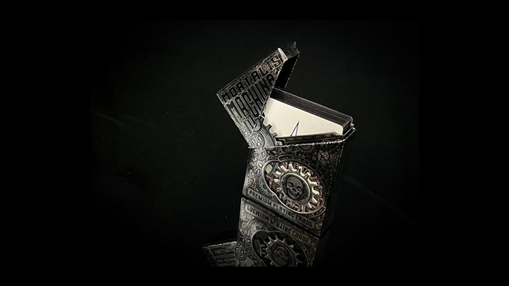 Black Metallic Foil Mortalis Machina Edition Playing Cards