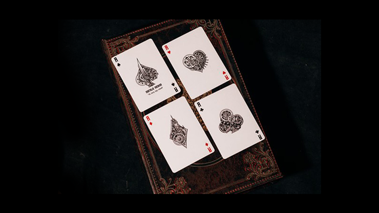 Black Metallic Foil Mortalis Machina Edition Playing Cards