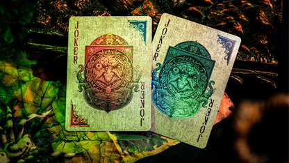 Keyhole Reflections on the Wall Playing Cards by Fashion TCC