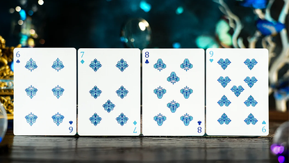Prism Blue Morpho Playing Cards by TCC Fashion