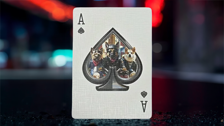Biker Dogs Playing Cards by Collectable Playing Cards