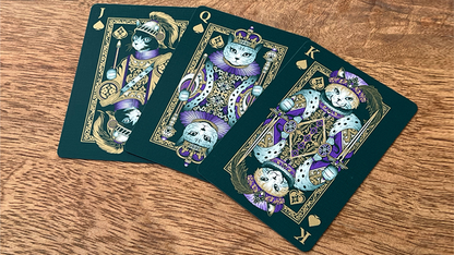 Neko Royal Green Playing Cards