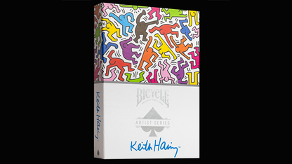 Bicycle Keith Haring (Box Set Red and Blue) Playing Cars by US Playing Cards