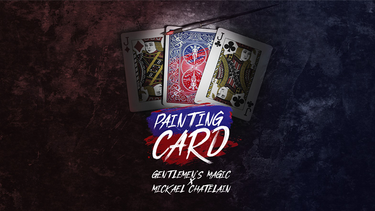 Painting Card (Red) by Mickael Chatelain & Gentlemen's Magic – Alakazam Magic