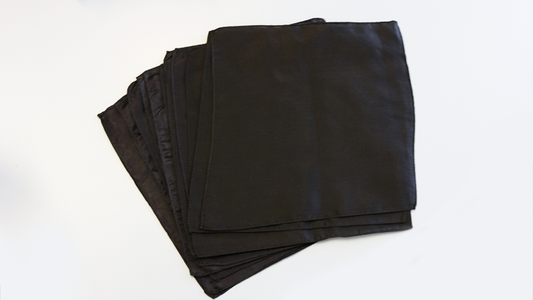 Silk 9 inch Premium 12 Pack bulk (Black) Magic by Gosh