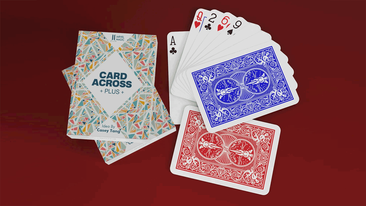 Card Across Plus by IARVEL MAGIC (Blue)