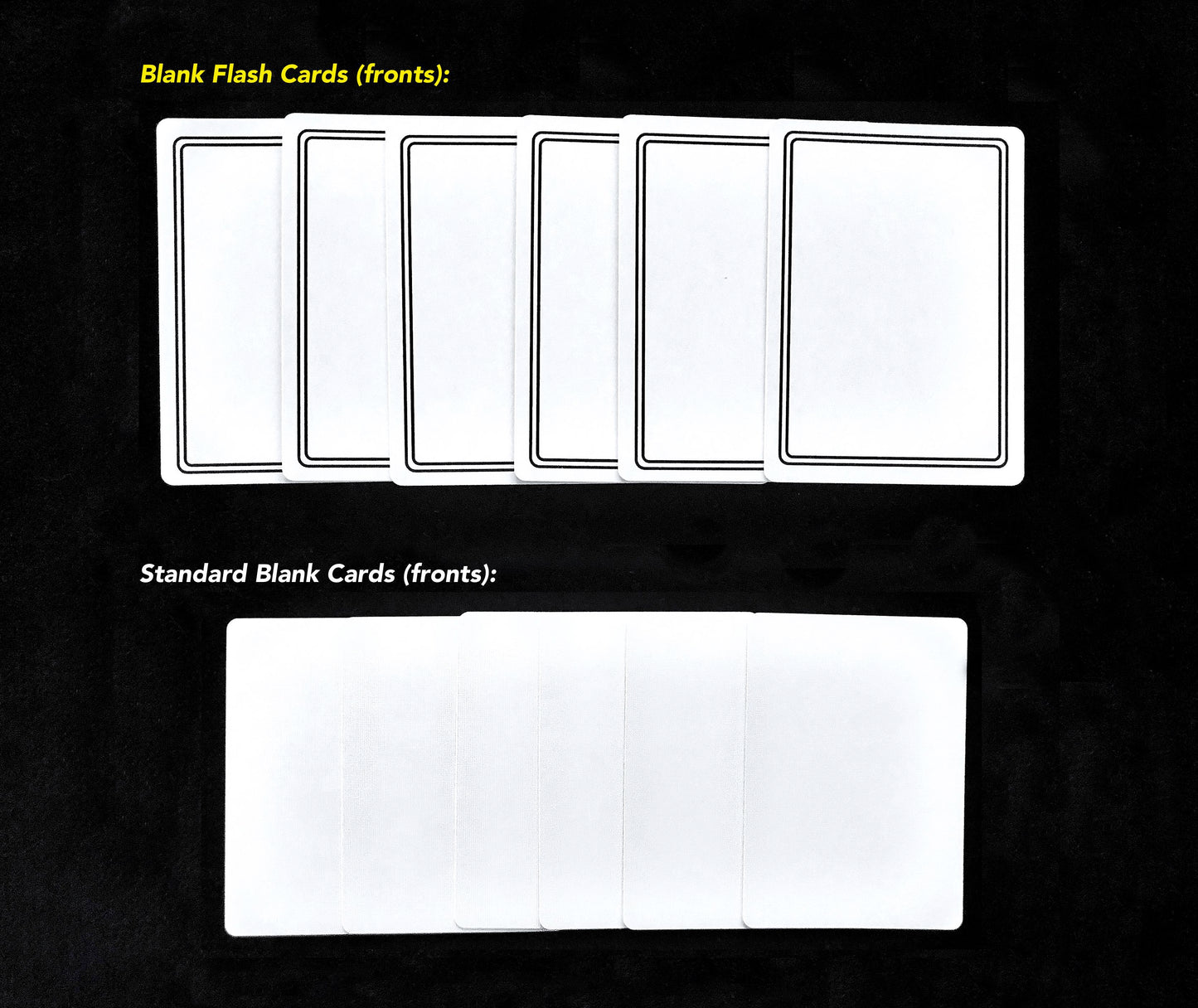 Blank Flash Cards By David Jonathan Pro Size