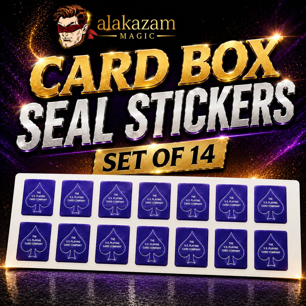 Card Box Seals (14 stickers)