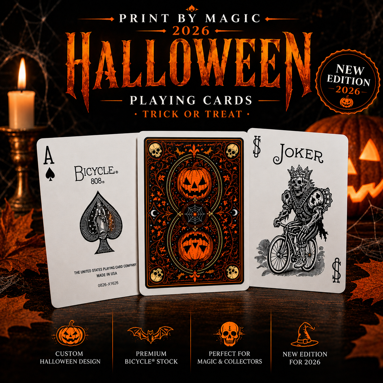 Halloween Deck 2026 Edition by Print By Magic