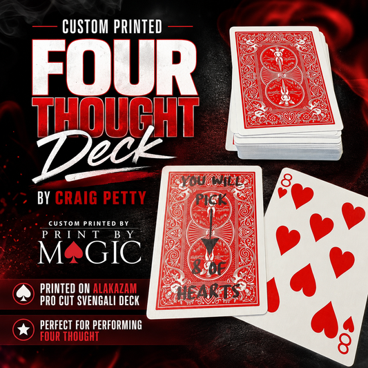 Custom Printed Four Thought Deck by Craig Petty