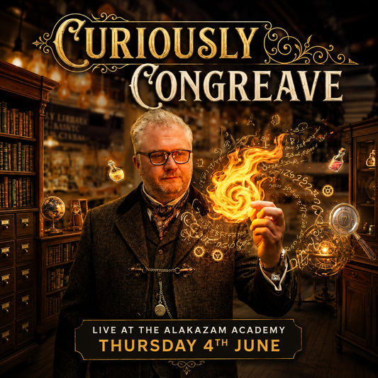 Curiously Congreave Academy 4th June 7PM BST