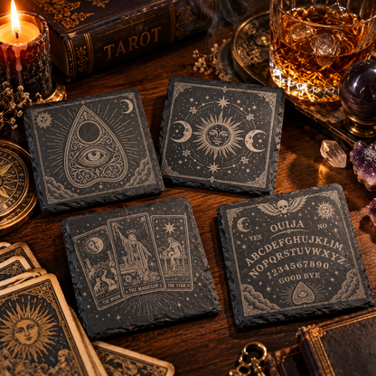 Mystic Coaster Set by The Magicians Den