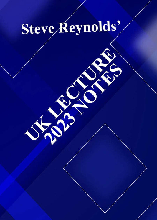 2023 UK LECTURE NOTES by Steve Reynolds