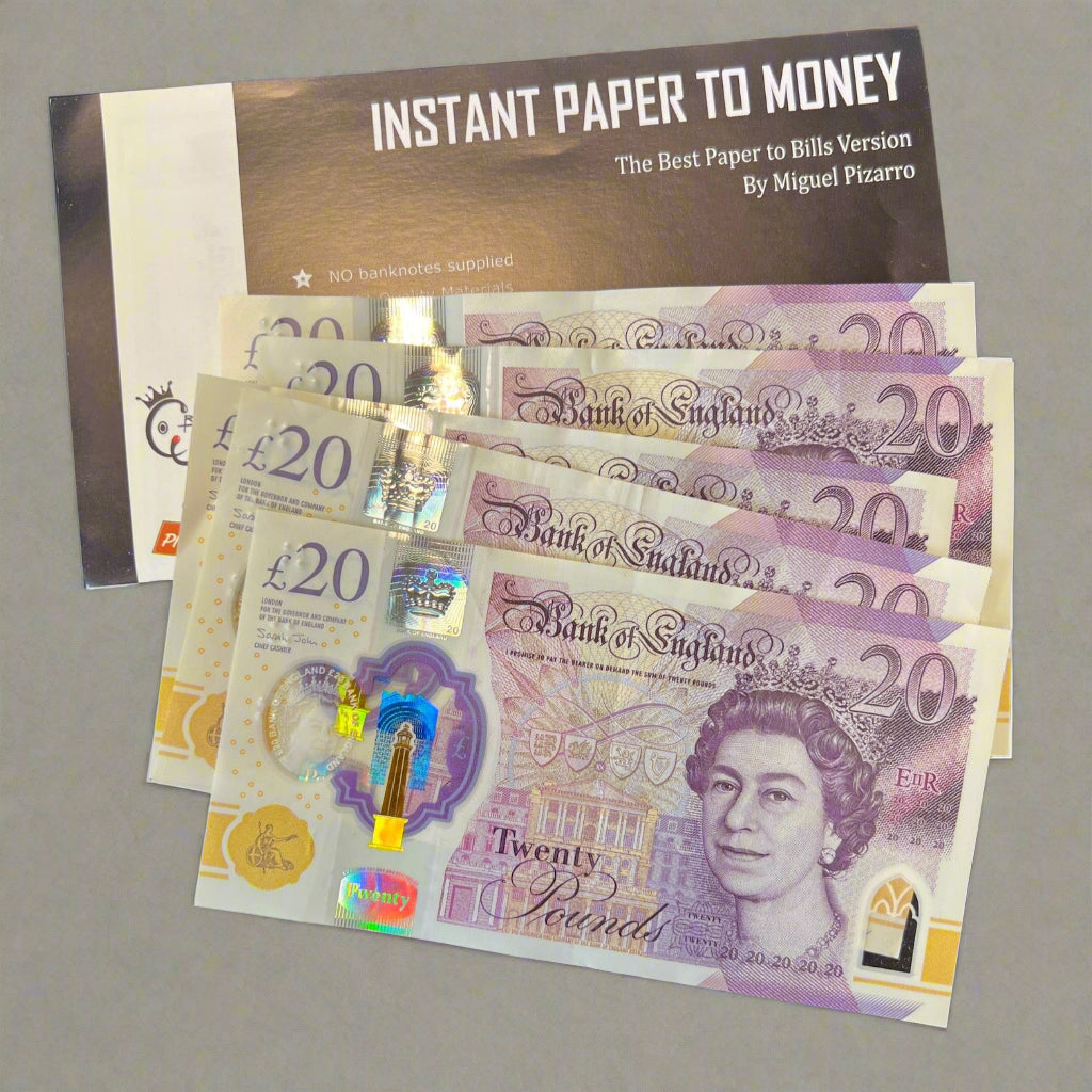 Instant Paper to Money UK £20 by Miguel Pizarro
