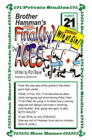 Ron Bauer's Private Studies Brother Hamman's Final(ly) Aces Book