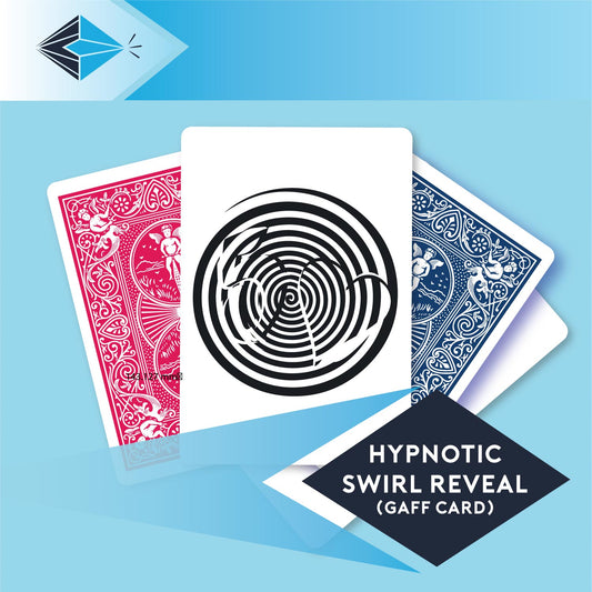 Hypnotic Swirl Reveal - Single Gaff Card