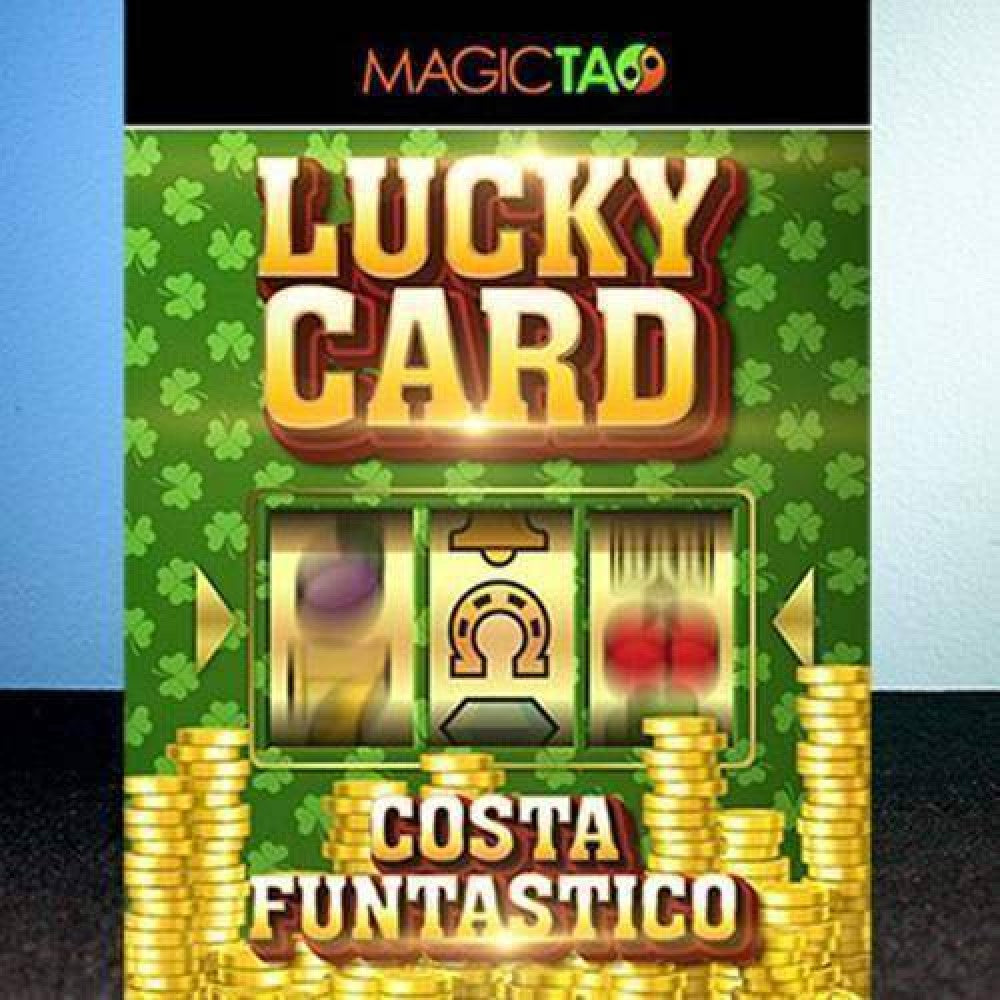 Lucky Card (Gimmick and Online Instructions) RED by Costa Funtastico