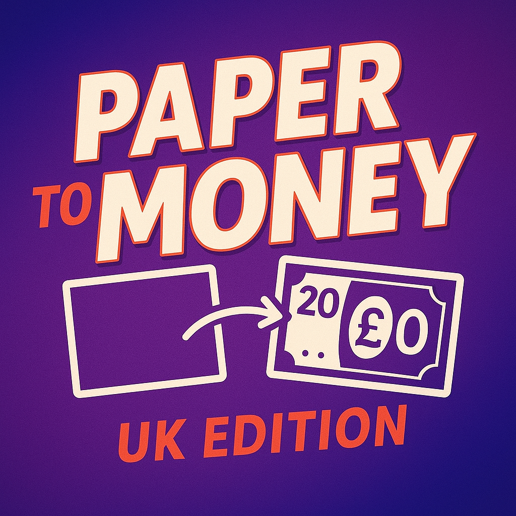 Instant Paper to Money UK £20 by Miguel Pizarro