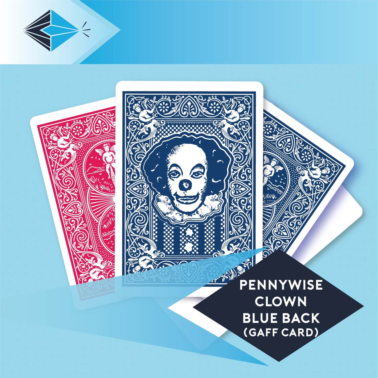 Pennywise Clown Double back (Single Gaff Card)