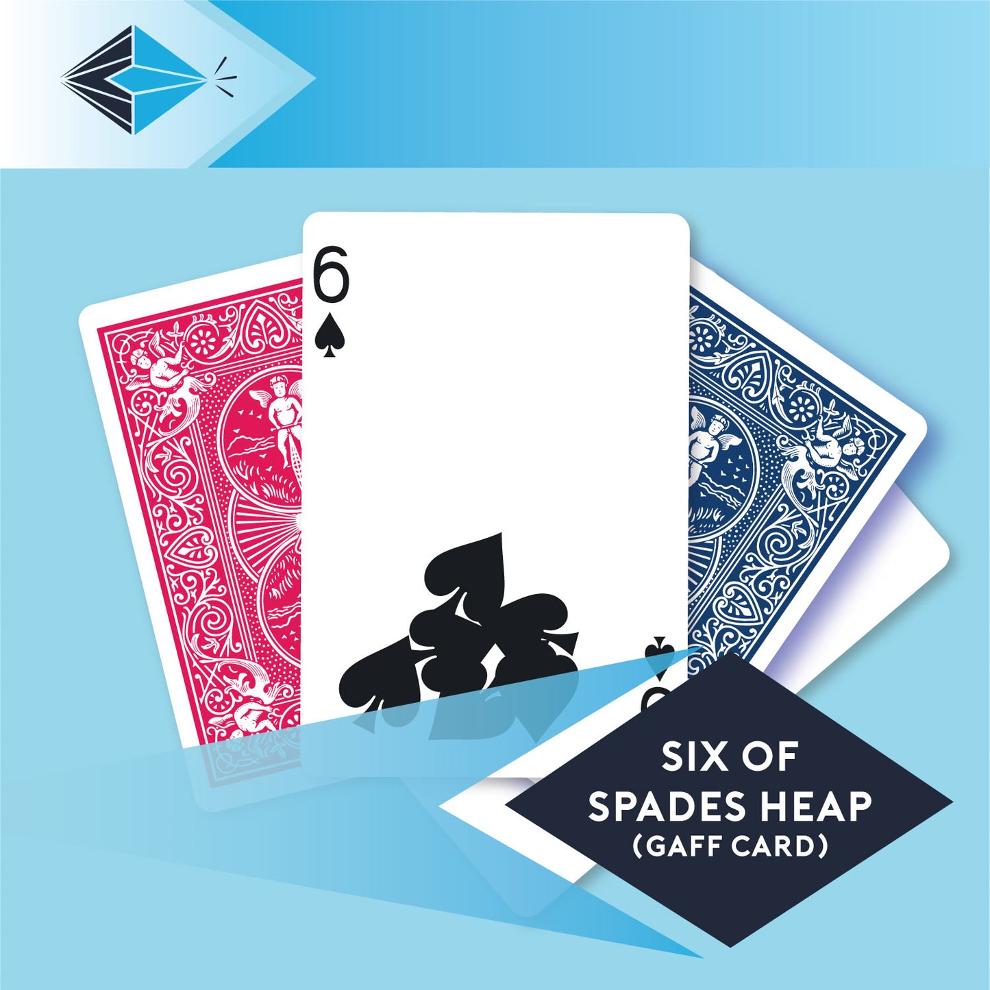 Six Of Spades Heap – Single Gaff Card