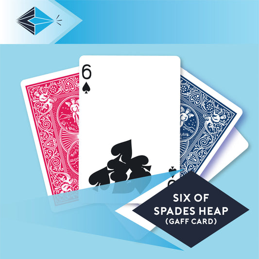 Six Of Spades Heap – Single Gaff Card