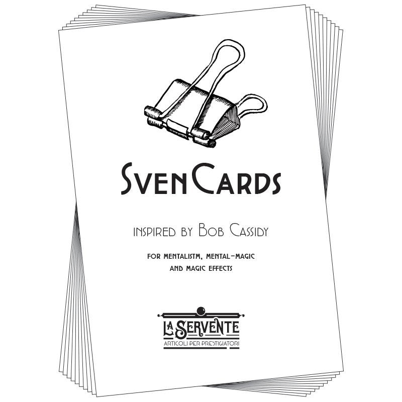 The Svengali forcing Cards (The ultimate forcing tool for the Mentalist) by La Servente