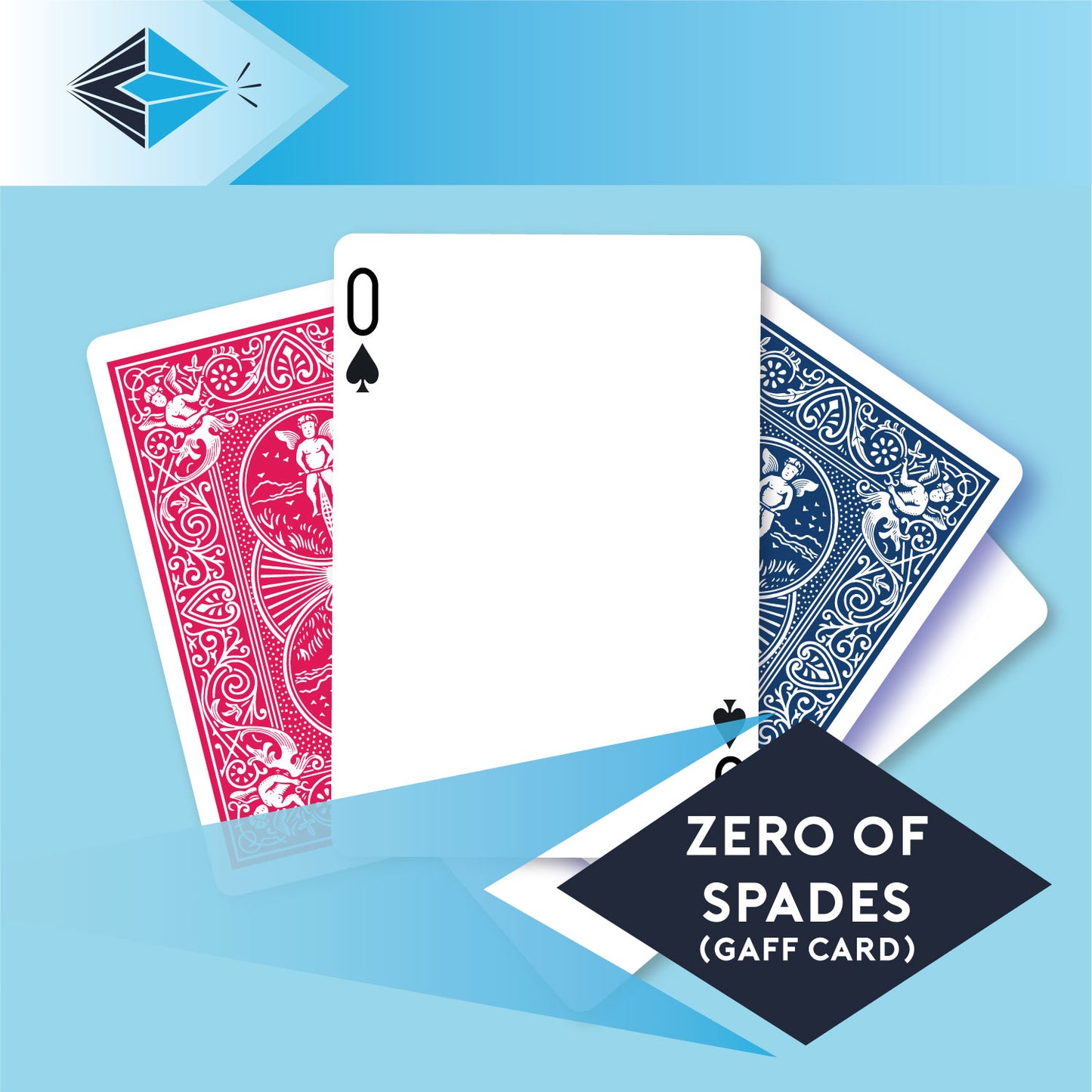 Zero Of Spades - Single Gaff Card