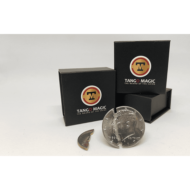 Bite Coin - (D0046)(US Half Dollar - Traditional With Extra Piece) by Tango - Trick